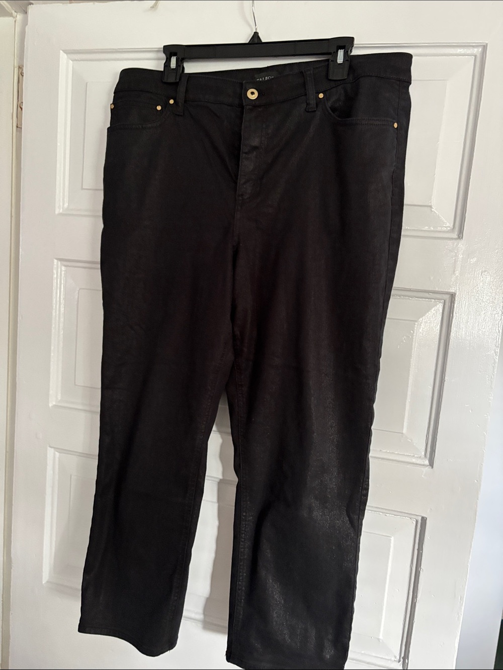 Talbots women's  Straight Black Jeans